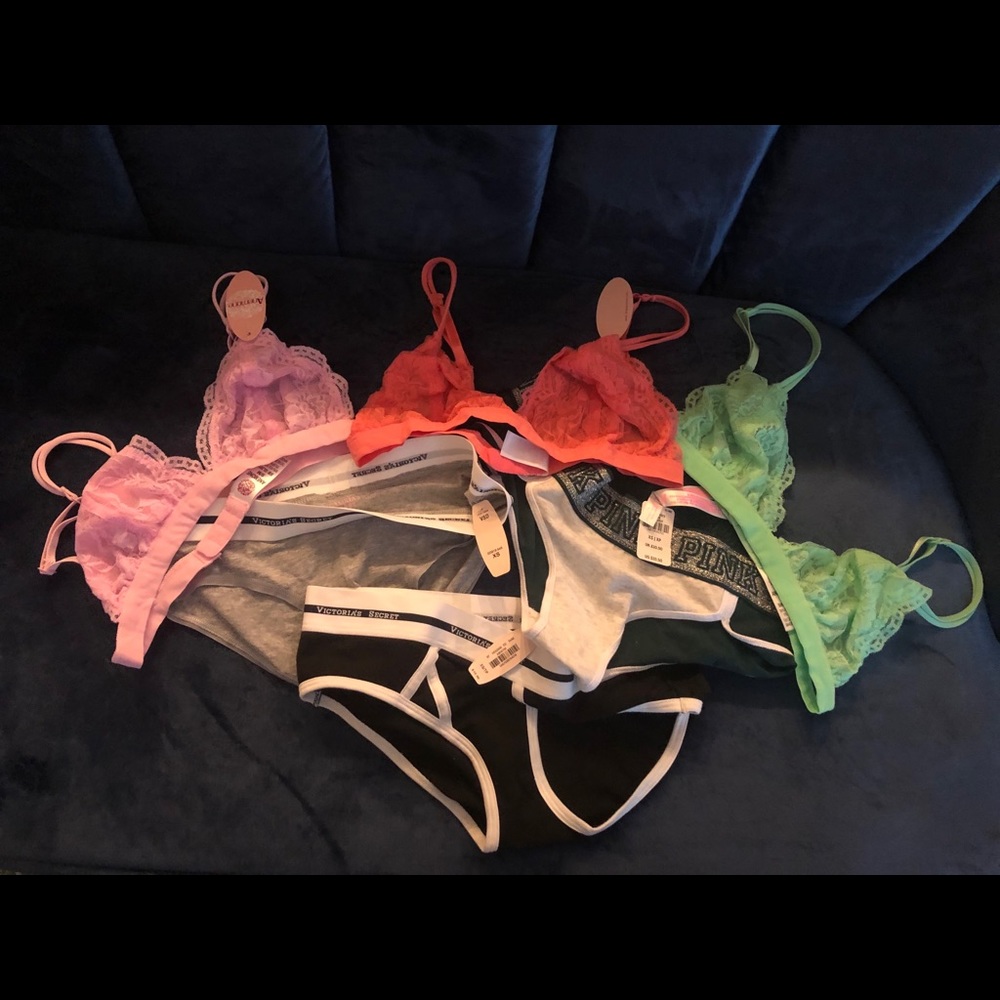 Bundle: New bralettes and Victoria secret panties